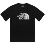 The North Face北面T恤男女春夏新款户外休闲运动服大logo宽松透气纯棉短袖 JK3/黑色/23款 S