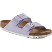BIRKENSTOCK【专供款】女款双扣人造革软木拖鞋春夏凉鞋Arizona系列 紫色窄版1022607 38