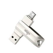爱国者（aigo） 手机U盘Type-C USB3.2高速读写款U351银色双接口手机电脑用 3.2高速Type-C手机U盘【32G】