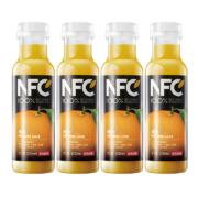 农夫山泉NFC果汁（冷藏型）100%鲜榨橙汁 300ml*4瓶*9件+凑单
