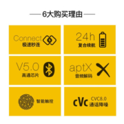 漫步者（EDIFIER）声迈X3 真无线蓝牙耳机 TWS音乐运动手机耳机 适用苹果小米华为手机 黑色
