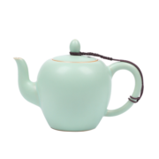 真迹 汝窑茶壶可养开片天青色陶瓷泡茶器汝瓷西施壶单壶功夫茶具 美人肩