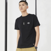 【自营】Dickies徽章logo小标纯棉短袖休闲舒适情侣短袖 DK010134