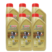 嘉实多（Castrol）极护 钛流体 全合成机油 5W-30 SL 1L*6支  新加坡原装进口