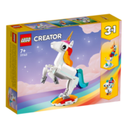 乐高（LEGO）创意百变系列 儿童拼搭玩具积木  男孩女孩生日礼物 神奇独角兽31140