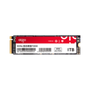 爱国者 (aigo) 1TB SSD固态硬盘 M.2接口(NVMe协议) P3000高性能版 四通道PCIe 读速高达3300MB/s 高速大容量