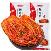 京喜特价APP、有券的上：盛京闵氏酱菜园 辣白菜 韩式泡菜 458g*3袋