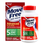 旭福Schiff Move Free益节维骨力硫酸软骨素 美国进口 氨基葡萄糖MSM绿瓶120粒*2