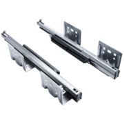 海蒂诗（Hettich） 托底抽屉轨道阻尼缓冲滑轨三节导轨滑道 托底隐藏轨【升级推入式】25cm