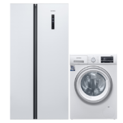 618预售：SIEMENS 西门子 502升+9kg除菌 变频冰洗套装 KA50NE20TI+WG42A2Z01W