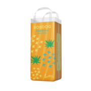 巴布豆（BOBDOG）新菠萝婴儿尿不湿 植萃弱酸 轻盈透气动感贴合 轻如薄纱 【纸尿裤】L码40片