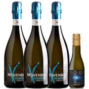 MOVENDO 莫维朵 意大利原瓶进口 莫斯卡托Moscato 甜白起泡酒 750ml*3瓶