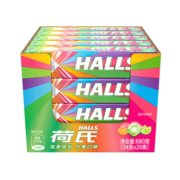 荷氏 HALLS 维C  什果口味薄荷糖 34g*20条装 (整盒发货) (包装随机)