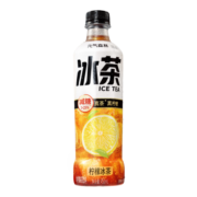 元气森林冰茶柠檬红茶饮料减糖新品含维生素C整箱450mLx15瓶装 【减糖】柠檬冰茶
