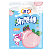 妙飞奶酪棒 果然心动 奶酪棒  芝士干酪营养健康高钙零食 白桃味450g*1（25支）