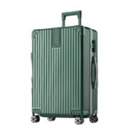 京东百亿补贴：游乐者 MUSIC TRAVELS 旅行箱 直角防刮拉链 墨竹绿 26英寸