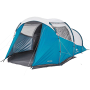 迪卡侬（DECATHLON）户外露营帐篷透气遮光家庭4人易搭建便携QUNC 家庭露营帐篷 4人