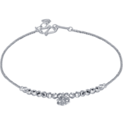 潮宏基 CHJ JEWELLERY 花季 PT950铂金手链女款 计价 SCP40000286 约2.75g