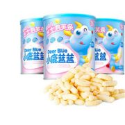 小鹿蓝蓝 婴幼儿泡芙条芝士味 3罐