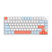 PLUS会员：HELLO GANSS HS 75T 81键 多模无线机械键盘 月魄银轴