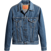 Levi's李维斯男士牛仔夹克23春夏季经典上衣潮牌情侣装休闲外套衣多穿 蓝色 M