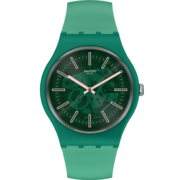 斯沃琪（Swatch）瑞士手表 New Gent系列 幽绿森林 学生潮流 男女石英表 SO29G100