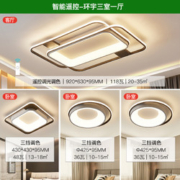 NVC Lighting 雷士照明 A4 三室一厅 4灯丨遥控客厅+卧室*3