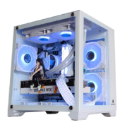 玩嘉 孤勇者 电脑机箱 MATX海景房 支持240一体水冷 全侧透ITX桌面散热器157MM