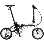 大行（DAHON）k3折叠自行车14英寸3速小轮超轻自行车成人男女学生通勤单车 黑白色