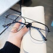 Erilles 1.61防辐射非球面镜片+T3-7120 双梁合金镜框
