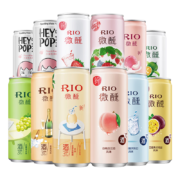 京东百亿补贴 锐澳（RIO） 预调 鸡尾酒 果酒 微醺330ml*10罐+气泡水330ml*2罐 1件
