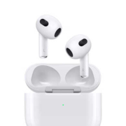 京东百亿补贴：Apple 苹果 AirPods 3 MagSafe充电盒版 半入耳式真无线蓝牙耳机 白色