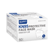 有券的上：KINGFA 金发 KN95口罩 50只