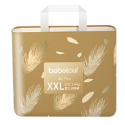 BEBETOUR 纸尿裤 AirPro羽毛系列 超薄透气 通用宝宝尿不湿 XXL30片*2件