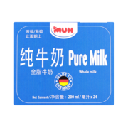 甘蒂牧场（MUH） 德国进口甘蒂牧场全脂纯牛奶整箱 200ml*24盒 学生儿童早餐奶 全脂纯牛奶200ml*24/箱