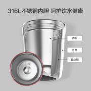 乐扣乐扣（LOCK&LOCK）小咖保温杯保冷杯手持桌面杯吸管两用咖啡杯 LHC4290BLU-320