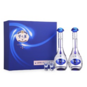 百亿补贴：YANGHE 洋河 梦之蓝M3 绵柔浓香型白酒 52度 500ml*2瓶 礼盒装