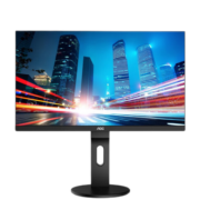 AOC 23.8英寸显示器 2K高清 75HZ IPS技术广视角 低蓝光不闪屏 双HDMI 旋转升降 Q2490PXQ