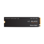 PLUS会员: 西部数据 PCIE4.0 M.2接口NVMe协议台式机笔记本游戏高速SSD固态硬盘 黑盘 SN770 250G