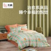 LOVO 乐蜗家纺 野餐小时光 纯棉四件套 1.5米床(适配200x230被芯)