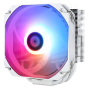 利民（Thermalright）AK120 MINI WHITE ARGB 风冷散热器 5V ARGB幻彩 135mm高度纯白 AGHP2代5热管镀镍铜底