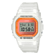 卡西欧（CASIO）【礼物】G-SHOCK男士时尚透明炫彩系列运动防水手表 DW-5600LS-7DR