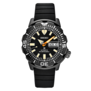 精工（SEIKO） 手表Prospex黑色系列200米防水潜水机械男表 SRPH13K1