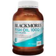 Blackmores澳佳宝深海鱼油软胶囊DHA含欧米伽3成人中老年人调节三高降血脂非鱼肝油 【高浓度大容量】无腥味鱼油400粒/瓶