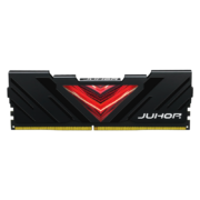 PLUS会员：玖合(JUHOR)  忆界系列 DDR4 3200MHz 台式机内存 16GB 马甲条 黑色