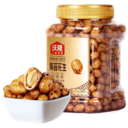 沃隆 海苔芥末花生裹衣花生米多味坚果批发办公室零食 海苔花生500g