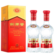 百亿补贴：剑南春 水晶剑 浓香型白酒 52度 500ml*2 双瓶装 （新老包装随机发货）