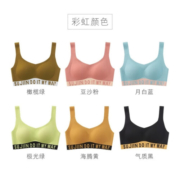 素肌良品【2件文胸】果冻条软支撑小胸聚拢内衣女无痕无钢圈收副乳胸罩 2件装(颜色款式随机) M