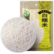 禾煜 白糯米400g（粽子米 圆糯米 黏米 五谷 杂粮 真空装 粥米伴侣)