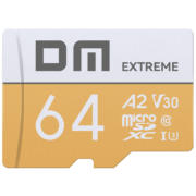 大迈（DM）64GB TF（MicroSD）存储卡 A2 V30 金卡 高速内存卡